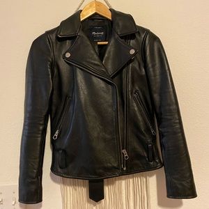 Madewell Leather Motorcycle Jacket